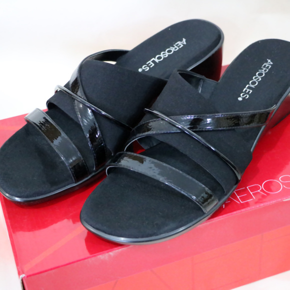 AEROSOLES Shoes - Aerosoles Flagship Black Pump Sandals Brand New AEROSOLES Shoes - Aerosoles Flagship Black Pump Sandals Brand New